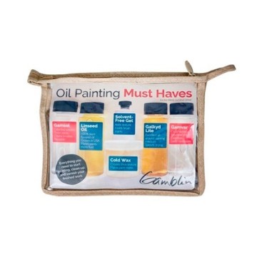 GAMBLIN OIL PAINTING MUST HAVES - SET DI MEDIUM ESSENZIALI PER COLORI AD OLIO