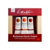 GAMBLIN RECLAIMED EARTH COLORS SET DE 3 X 37 ML PEINTURES À L'HUILE ÉDITION LIMITÉE