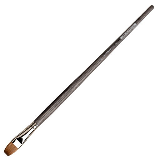 DA VINCI COLINEO FLAT BRUSH SYNTHETIC KOLINSKY LONG HANDLE SERIES 1821