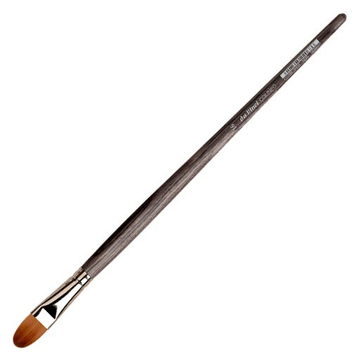 DA VINCI COLINEO FILBERT BRUSH SYNTHETIC KOLINSKY LONG HANDLE SERIES 1825