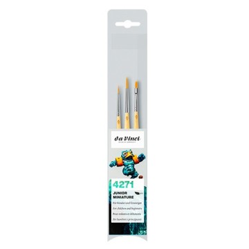 DA VINCI SET JUNIOR MINIATURES - PENNELLI PER MINIATURE E DETTAGLI SERIE 4271