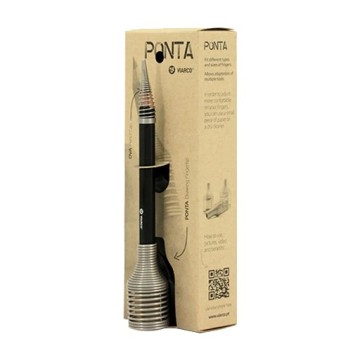 VIARCO PONTA - CONFEZIONE DI 5 STRUMENTI PER DIPINGERE CON LE DITA + MATITA + CAPPUCCIO DI PROTEZIONE OVA