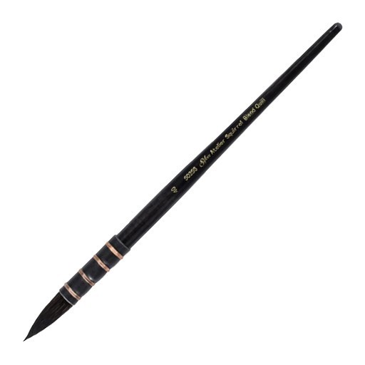 SILVER ATELIER SQUIRREL BLEND QUILL PINCEL REDONDO MANGO CORTO SERIE 5025S