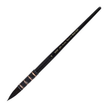 SILVER ATELIER SQUIRREL BLEND QUILL PINCEL REDONDO MANGO CORTO SERIE 5025S