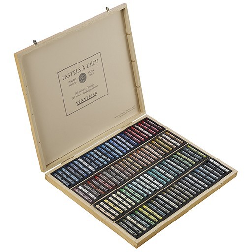 SENNELIER PASTELS À L'ÉCU LANDSCAPE SET OF 100 PASTELS IN WOODEN BOX