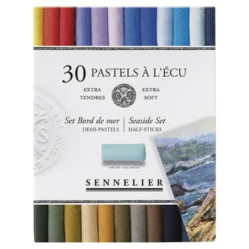 SENNELIER PASTELS À L'ÉCU SET PAESAGGIO COSTIERO 30 MEZZI PASTELLI