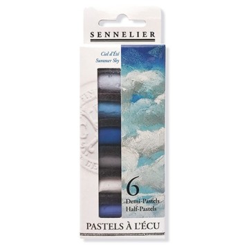 SENNELIER PASTELS À L'ÉCU SET TONALITÀ CIELO DE ESTATE 6 MEZZI PASTELLI