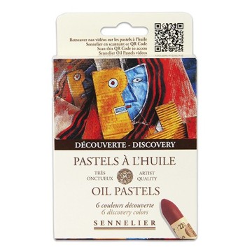 SENNELIER PASTELS À L'HUILE SET SCOPERTA 6 PASTELLI AD OLIO