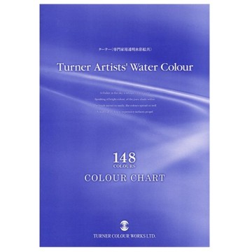 TURNER ARTIST WATERCOLOUR CARTELLA COLORI ACQUERELLO