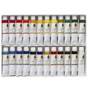 TURNER ARTIST WATERCOLOUR SET ACQUERELLI 24 TUBETTI 15 ML