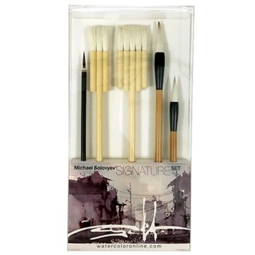 MICHAEL SOLOVYEV'S SIGNATURE BRUSH SET DE PINCEAUX