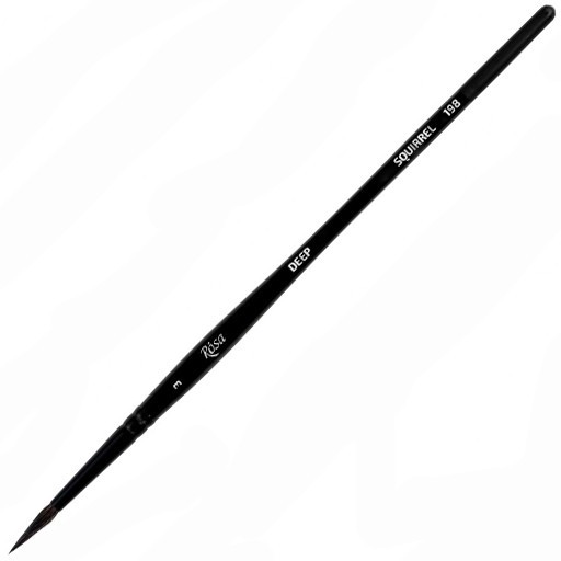 ROSA SQUIRREL RUNDPINSEL KURZER STIEL SERIE DEEP 198