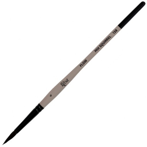 ROSA SQUIRREL-MIX RUNDPINSEL KURZER STIEL SERIE FLOW 138