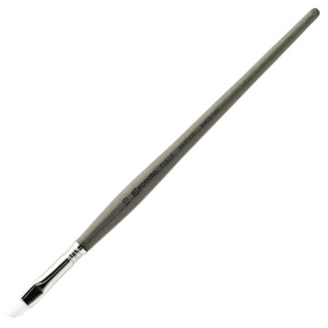ESCODA PERLA PENNELLO PIATTO OBLIQUO FIBRA SINTETICA TORAY MANICO CORTO SERIE 1580