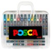 UNI POSCA VALIGETTA DI ASSORTIMENTO CON 20 MARCATORI