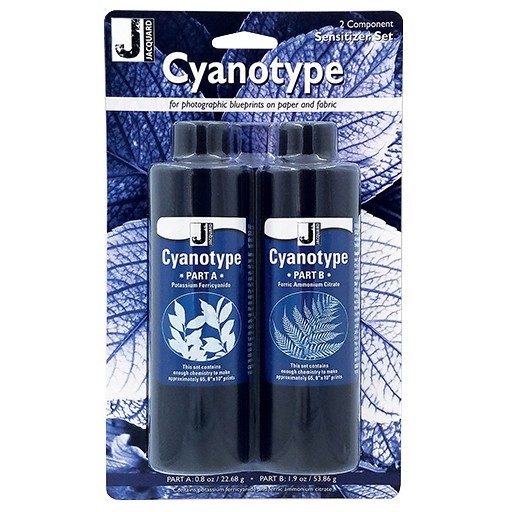 JACQUARD SENSITIZER SET CYANOTYPE - 2 COMPONENTS FOR CYANOTYPES