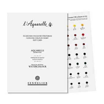 SENNELIER ARTISTS' WATERCOLOUR DOT CARD ACQUERELLI EXTRAFINI