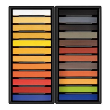 MILAN ART SCATOLA 24 PASTELLI MORBIDI COLORI RITRATTO