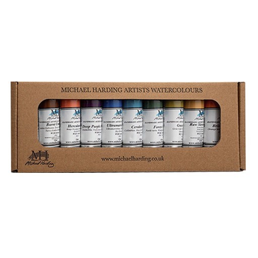 MICHAEL HARDING WILD NATURE AQUARELLSET 10 X 15 ML TUBEN