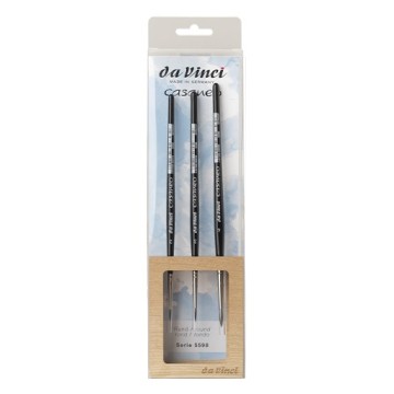 DA VINCI SET 3 PENNELLI CASANEO TONDI SERIE 4066-5598
