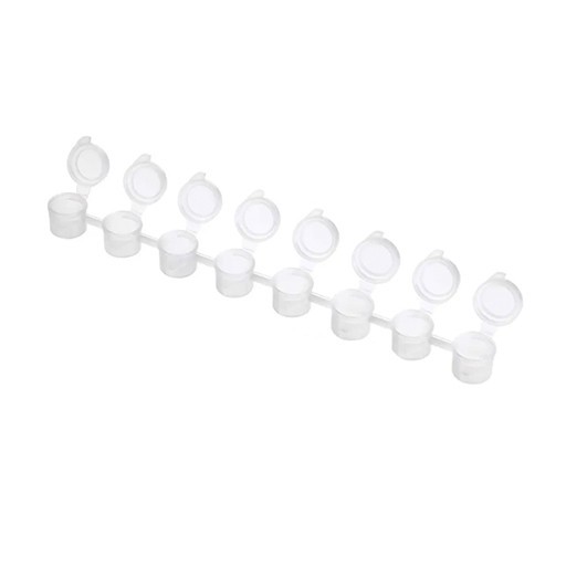 RAW ART MATERIALS STREIFEN MIT 8 LEEREN FARBDOSEN (8 X 5 ML)