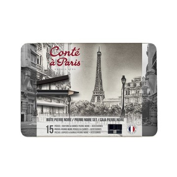CONTÉ À PARIS SET PIERRE NOIRE E CARRÈ