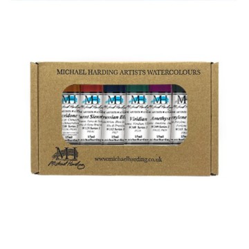 MICHAEL HARDING GRANULATION SET AQUARELLE 6 TUBES 15 ML