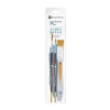 BORCIANI E BONAZZI PASSION FOR ART - KIT 3 PINCELES ACUARELA MANGO CORTO