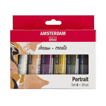 AMSTERDAM STANDARD SERIES SET COLORI ACRILICI RITRATTO