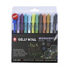 SAKURA GELLY ROLL MOONLIGHT 06 FINE - UNIQUE SET OF 12 GEL PENS