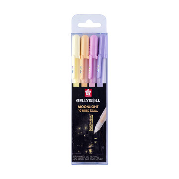 SAKURA GELLY ROLL MOONLIGHT 10 BOLD - SUNRISE SET OF 4 GEL PENS