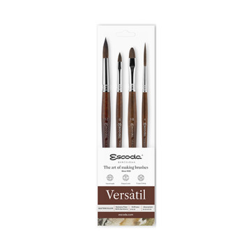 ESCODA SET 4 PENNELLI VERSÁTIL PER ACQUERELLO SERIE 8914