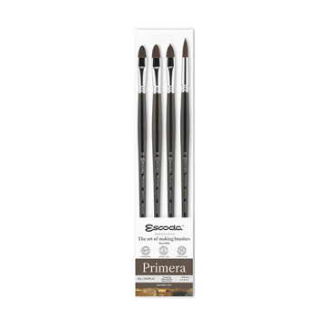 ESCODA SET 4 PENNELLI PRIMERA PER OLIO E ACRILICO SERIE 8958