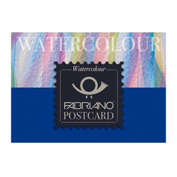 FABRIANO WATERCOLOUR POSTCARD BLOCCO PER ACQUERELLO GRANA FINE 300 G