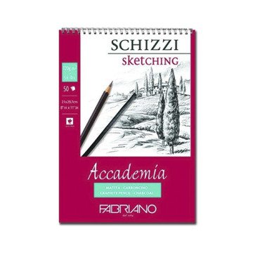 FABRIANO ACCADEMIA BLOCCO PER SCHIZZI SPIRALATO 120 G