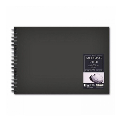 FABRIANO SKETCH BOOK - CARNET DE CROQUIS SPIRALÉ 110 G