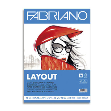 FABRIANO BLOCCO LAYOUT 75 G
