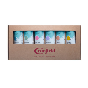 CRANFIELD SET SAFE WASH RELIEF INK COULEURS DOUCES 6 X 75 ML