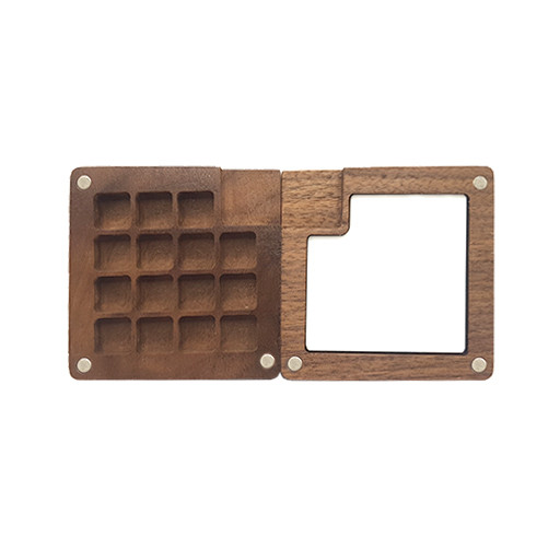 RAW ART MATERIALS PALETA DE MADERA PORTÁTIL PARA ACUARELA