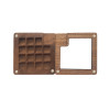 RAW ART MATERIALS PALETTE EN BOIS PORTABLE POUR AQUARELLE
