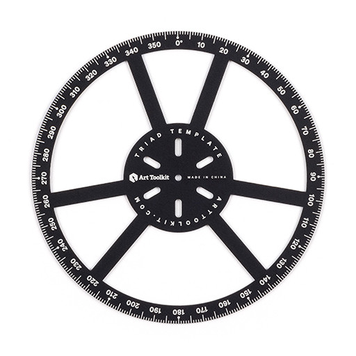 ART TOOLKIT CIRCULAR TRIAD TEMPLATE