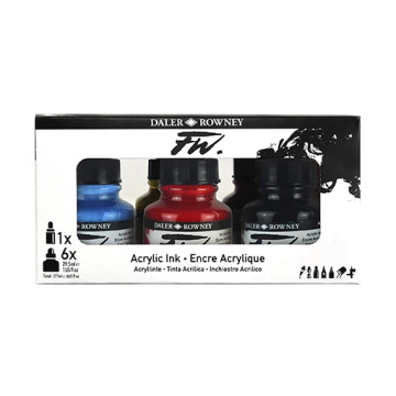 DALER ROWNEY FW SET PRIMARIO 6 INCHIOSTRI