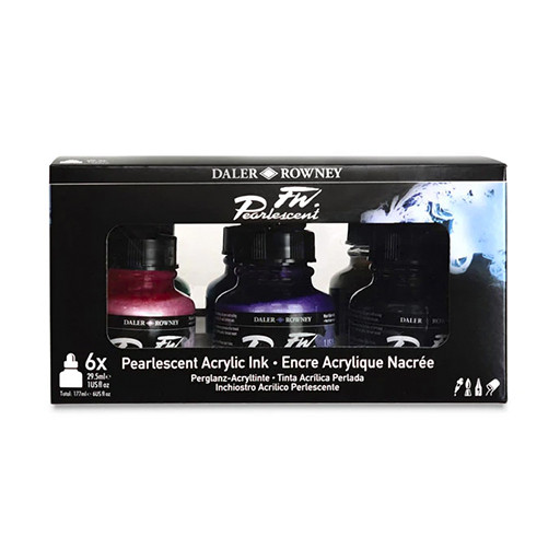 DALER ROWNEY FW SET PERLESCENTE 6 TINTAS