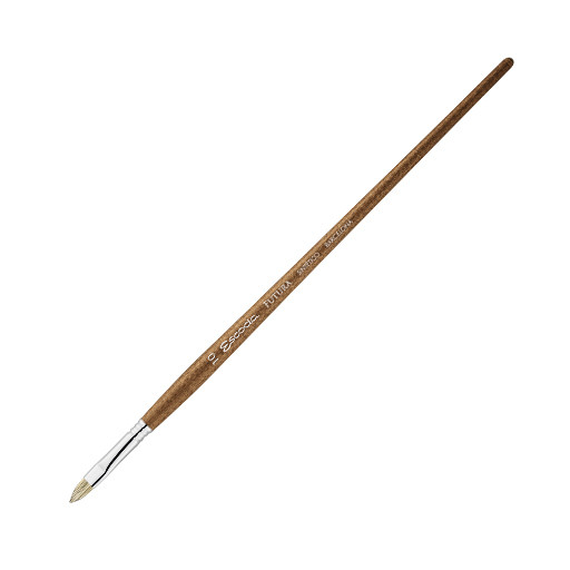 ESCODA FUTURA SHORT FILBERT BRUSH SYNTHETIC CHUNGKING BRISTLE LONG HANDLE SERIES 5410
