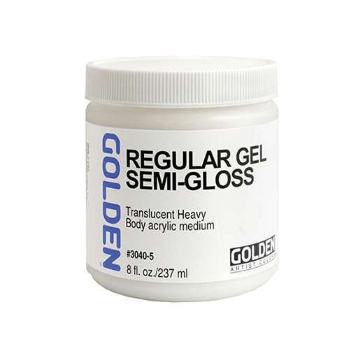 GOLDEN REGULAR GEL SEMI GLOSS - NORMALFLÜSSIGES GEL MEDIUM HALBGLÄNZEND