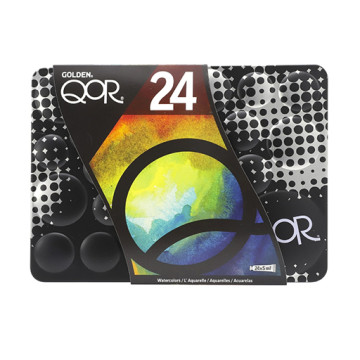 GOLDEN QOR 24 - SET ACQUERELLI 24 TUBETTI 5 ML