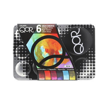 GOLDEN QOR HIGH CHROMA - SET ACQUERELLI ALTO CROMATISMO 6 TUBETTI 5 ML