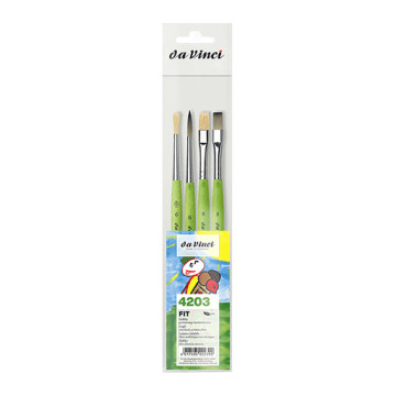 DA VINCI SET FIT SYNTHETICS 4 PENNELLI SINTETICI SERIE 4203