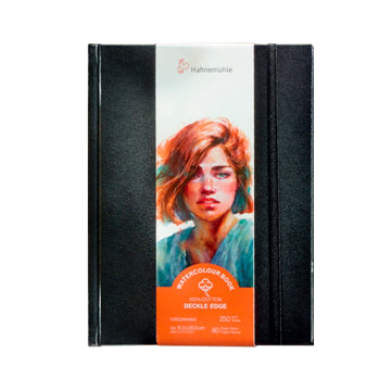 HAHNEMÜHLE WATERCOLOUR BOOK DECKLE EDGE 100% COTONE 250 G