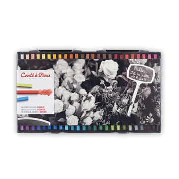 CONTÉ À PARIS SCATOLA 48 CARRÈ COLORI ASSORTITI